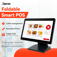 SuperWin CY69 POS : Terminal de point de vente tactile tout-en-un 15,6 pouces à conception modulaire, fourni par l'usine (OEM/ODM) pour la vente en gros