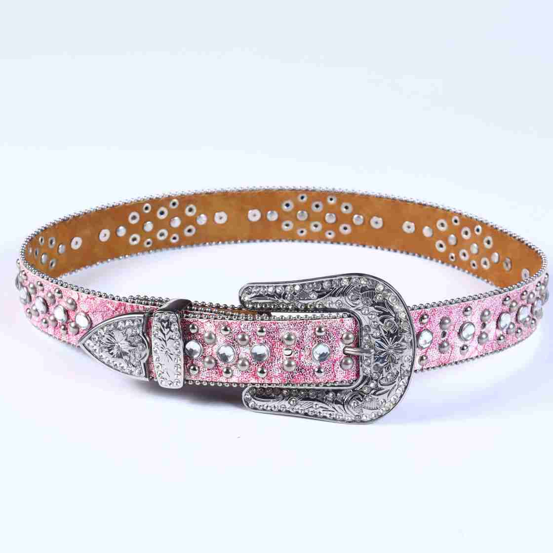 Ремень со стразами для мужчин и женщин, роскошный ковбойский ремень с шипами для джинсов и штанов, 2022