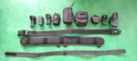 Nouvel ensemble de ceinture tactique MOLLE réglable en nylon pour l'extérieur, sac banane haute résistance, sept pièces assorties au choix, TJ-OUTDOORS Chasse