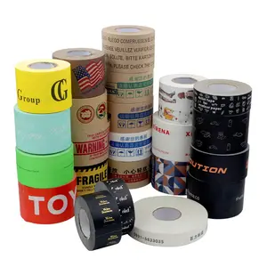 Versterkte Kraft Papier Tape Kraftpapier Met Oplosmiddel Water Geactiveerde Plakband