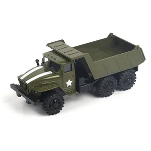 2022 Nieuwe Collectie Hot Koop Oem Gegoten Model Kids Cars Play Set 1:50 Militair Voertuig Model Diecast Truck Pull terug Speelgoed