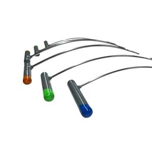 Lurencia Edition, herramientas PDR de acero de 6 piezas, punta afilada, curva en C, varillas de reparación de abolladuras sin pintura izquierda y derecha para reparación de neumáticos - Product Image 4