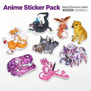 Juego de Pegatinas de Anime y Dibujos Animados, Impermeables, Autoadhesivas, de Vinilo, Forma Irregular, Impresión Nítida, para Regalos, Manualidades y Decoración - Product Image 3