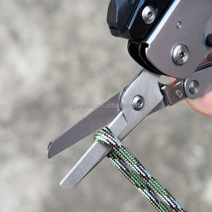 Alat pengapian berkemah multifungsi, perkakas lipat portabel Stainless Steel luar ruangan dengan Tang PVC Universal untuk petualang - Product Image 5