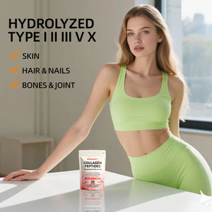 OEM biyotin probiyotikler kollajen türleri I II III V X hidrolize cilt saç tırnak desteği Gut sağlık vitamini kollajen peptidler tozu - Product Image 4