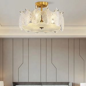 OEM Venta caliente interior de lujo de cristal dormitorio principal Super brillante hogar simple moderna Luz de techo de cristal - Product Image 2