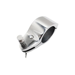 Abrazadera de tubo abierta Ruicheng de acero inoxidable 316 con deslizador superior para reparación de toldos y accesorios marinos - Product Image 2