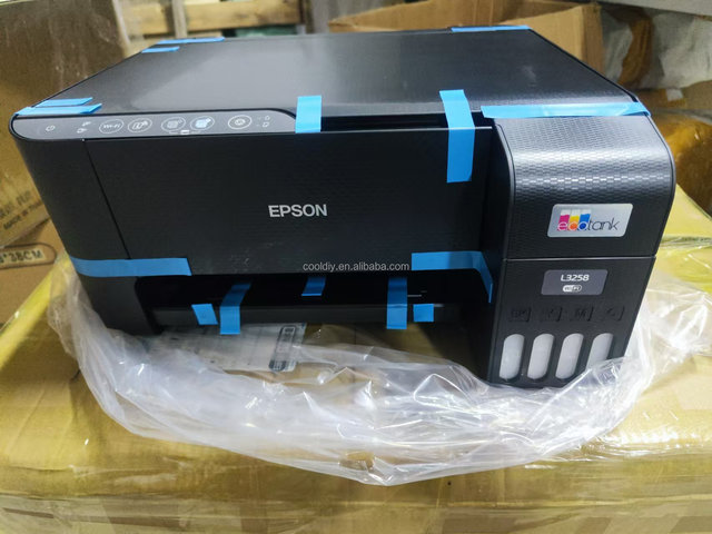 L3258 Automatic Grade 4-Color Inkjet Printer A4 Sublimation Digital Wireless Hot Key Plate Paper Flatbed Printer for Marketing