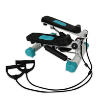 Steppeur d'exercice en acier pour gym, fitness, yoga, aérobic, mini-stepper elliptique, machine de marche nordique, bandes de résistance