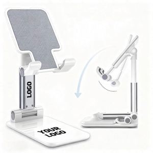 CJX685 Promotion Wholesale Factory Price Foldable Abs Plastic Adjustable Height Desktop Mobile Phone Holder Mount <b>Stand</b> Bracket - Product Image 1
