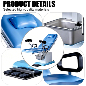 Silla de Examen Ginecológico Eléctrica con Respaldo Ajustable, Venta Directa de Fábrica, para Centros de Salud Comunitarios <span class=keywords><strong>y</strong></span> Clínicas - Product Image 3