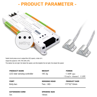 DC12V 24V 32 canaux automatique LED contrôleur d'escalier système d'éclairage d'escalier pir capteur de mouvement contrôleur d'éclairage d'escalier