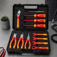 Kit de Herramientas Manuales para Electricistas Profesionales de Alta Resistencia, Estuche Rígido, Envío Rápido Directo de Fábrica, Personalización OEM/ODM