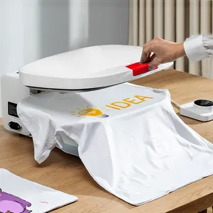 Freesub mesin cetak kaus 12X15 baru t-shirt mesin tekanan panas kaus terbuka otomatis untuk kaus