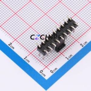 A254US-WS09P-PC075 Pin Header SMD,P=2.54mm Connector 2x9P Square Hole Double Row 18P - Product Image 2