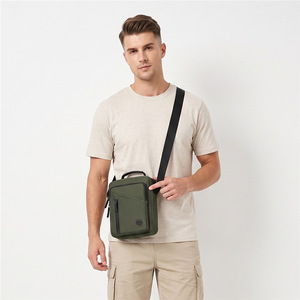 Bolso Bandolera Unisex Personalizado, Nuevo Modelo, para Hombre, Informal, de Nailon, con Correa Retráctil, Cierre de Cremallera, Bolso de Hombro y Mensajero - Product Image 6