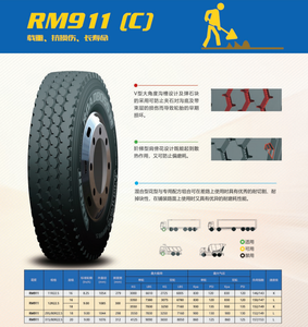 Pneus de camion lourds radiaux sans chambre à air toutes saisons 11R22.5 pour remplacement/réparation sur routes mixtes – Vente en gros, Nouveauté - Product Image 6