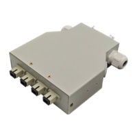 Boîtier de terminaison fibre optique 4 ports sur rail DIN, connecteur SC, point de distribution abonné FTTH ODF pour usage intérieur
