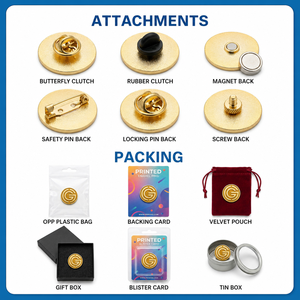 Broches personnalisées en émail dur, badges métalliques, épingles de revers avec logo d'entreprise, étoiles, bouclards, flèches, médailles, broches – Vente en gros, OEM, ODM, directement de l'usine - Product Image 5