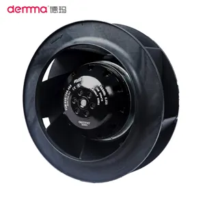 Dema ไฟฟ้า AC ย้อนกลับโค้งแรงเหวี่ยงโบลเวอร์ 220V 380V 290-12000M3/H ขนาดใหญ่การไหลของอากาศเสียงรบกวนต่ํา Turbo พัดลมแบบแรงเหวี่ยง