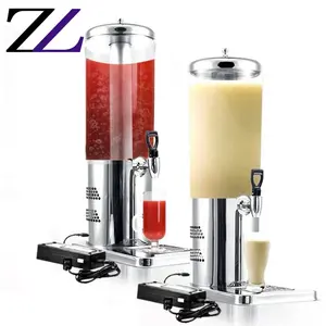 Wedding catering equipment plastic buffet hot and cold drink milk orange juicer dispenser cold beverage dispenser with tap