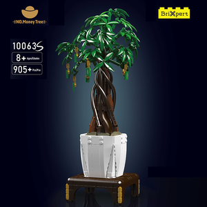 Mould King 10063S 905 Uds flor Serie dinero árbol bonsái ornamento modelo de bloques de construcción juguete educativo técnico regalo de Festival - Product Image 2