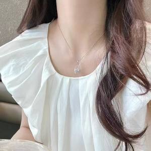 31338 Accesorios para Perlas DIY, Colgante de Plata S925, Cuentas de 4-5mm, Soporte Vacío para Colgantes de Múltiples Cuentas, Hebillas, Fornituras de Joyería, Espaciadores - Product Image 4