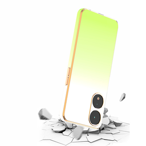 Nuevo producto 2024, funda para teléfono, cambio gradual de color, protección completa galvanizada para cámara para Oppo A78 5G A59, funda trasera para teléfono - Product Image 2