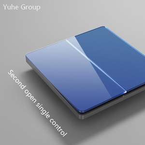 Interrupteur intelligent en verre coloré, panneau large, design ultra-fin, type 86, IP20 - Product Image 3