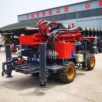 Prix d'usine : Machine de forage de puits à moteur diesel de 450 m, type roue hydraulique, pour les marchés d'Afrique et d'Asie du Sud-Est
