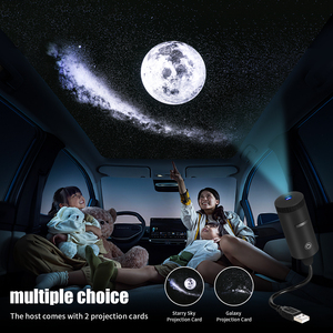 Proiettore USB Mini 2in1 con Effetto <span class=keywords><strong>Luna</strong></span> e Stelle HD, Luce Notturna LED per Auto e Casa, Regalo per la Cameretta dei Bambini - Product Image 3