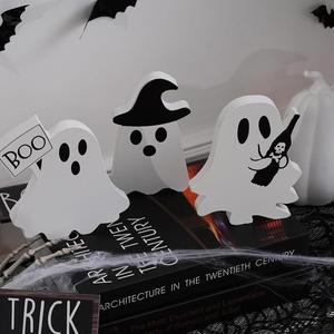 Decoraciones de Fantasmas de Halloween de PVC para Exteriores, Adornos para Fiestas con Sombrero de Bruja y Juego de Botellas para Decoración de Halloween - Product Image 2