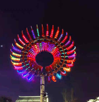 Wonder woman — sculpture LED avec éclairage LED, haute quantité, moderne, abstrait, produit personnalisé, style éolien, pour parc