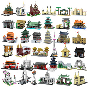 Blocs de construction en plastique ABS compatibles Kaiyi - Petites pièces - Ensemble de construction de monuments urbains pour activités de team building - Âges 4-6 ans - Product Image 5