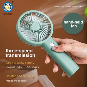 Custom LOGO 2in1 New USB Portable Mini Fan Bracket Desktop Handheld Fans Outdoor Indoor Summer Toys Travel Mini Fans for kid