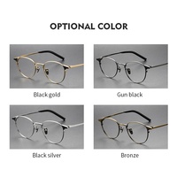 S-960T Shenzhen Monture de lunettes en titane ultra-légère galvanisée, personnalisable, anti-lumière bleue, optique, diamant