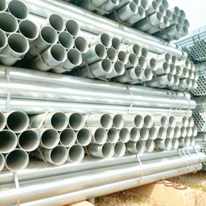 Tuyau <span class=keywords><strong>rond</strong></span> en <span class=keywords><strong>acier</strong></span> galvanisé à chaud de grand diamètre (100 mm) sans soudure et soudé pour structures de serres - Chine - Product Image 4