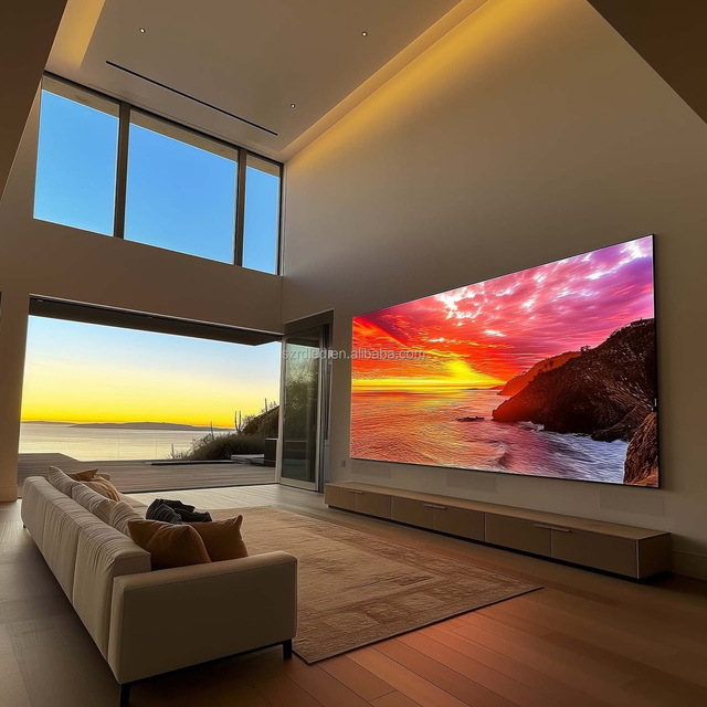 Indoor Micro LED 4K Full HD Video Wall with 500-800 Nits Brightness and 5-Year Warranty for Home Cinema Studio Control Center
