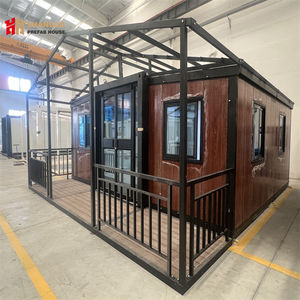 Casa prefabricada de 3 dormitorios a <span class=keywords><strong>la</strong></span> venta para el hogar Bar <span class=keywords><strong>Hotel</strong></span> hecha de Panel sándwich de acero de madera para decoración de baño - Product Image 2