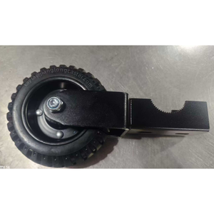 Roue de <span class=keywords><strong>portail</strong></span> <span class=keywords><strong>coulissant</strong></span> robuste de 8 pouces, roue en caoutchouc, <span class=keywords><strong>roulettes</strong></span> <span class=keywords><strong>pour</strong></span> portails de ferme, roue rigide <span class=keywords><strong>pour</strong></span> portails tubulaires - Product Image 2