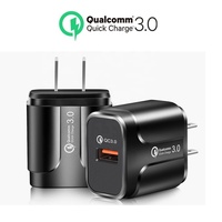 Directe Fabrieksprijs 18W 5v3a Wandoplader Usb Smart Oplader Qc3.0 Snel Opladen
