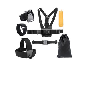 Kit d'accessoires universels 11-en-1 pour GoPro, compatible avec tous les modèles GoPro : sangle de poitrine, sangle de tête, sangle de poignet, clip de sac à dos - Product Image 2