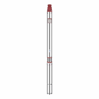 Pompe immergée électrique Shuangguan 100QJ2/3 en acier inoxydable 304, alésage 96 mm, sortie 1-1,2 pouce, haut débit, haute pression