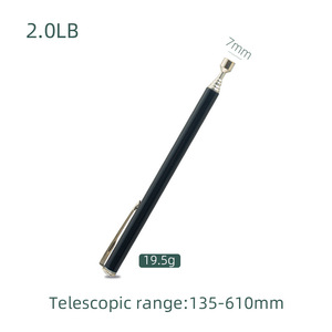 ชุดเครื่องมือแม่เหล็กแบบยืดหดได้ 1.5 ถึง 3 ปอนด์ พร้อมไฟฉายกระจกทรงกลมและสี่เหลี่ยม กระเป๋าเก็บของ ชุดตรวจสอบซ่อมรถยนต์ - Product Image 5