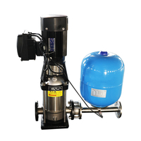 Pompe à eau industrielle verticale à fréquence variable pour circulation, avec contrôle automatique de pression constante, pompe de surpression multi-étages