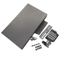 Coque de protection complète de haute qualité pour console PS2 3W 30000/5W 50000 avec autocollants et vis – Pièces de rechange