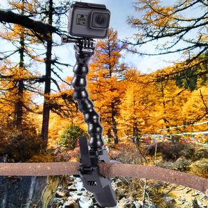 Brazo universal de abrazadera fuerte a precio de fábrica con montaje de mordazas de cuello ajustable de <span class=keywords><strong>7</strong></span> Secciones para Cámara de Acción <span class=keywords><strong>Gopro</strong></span>/DJI/Insta360 - Product Image 4