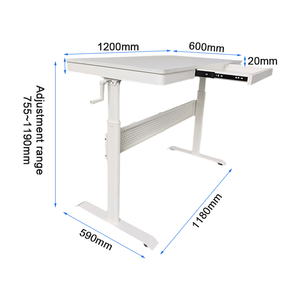 Escritorio Ergonómico de Altura Ajustable Manual de Alta Calidad con Manivela para Estudiantes, Hogar, Oficina y Escuela - Product Image 4