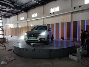 Meja Putar Otomatis Berbentuk Persegi Bulat/Booth Mobil Meja Putar Tetap Platform Kerja Berputar - Product Image 3