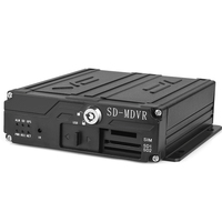 Caméra embarquée double objectif 4G WIFI GPS, boîte noire de voiture, 4 canaux, AHD HD 1080P, système de surveillance mobile DVR